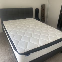 Full Size Bed Frame & Mattress pickup ONLY 3/23