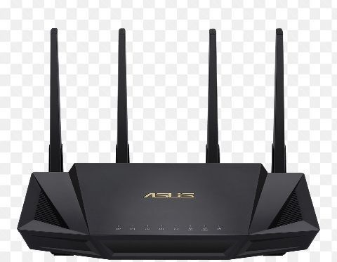 ASUS - AX3000 Dual Band WiFi 6 (802.11ax) Router - Black

