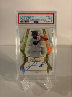 2025 Flawless - David Ortiz #FA-DO Gold Auto /10 - PSA 9 🔥POP 1🔥