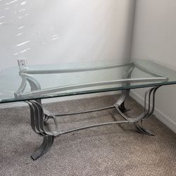 Glass-top coffee/side tables
