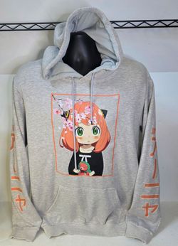 Anime Spy x Family Anya Forger Hoodie w pockets Mens XL