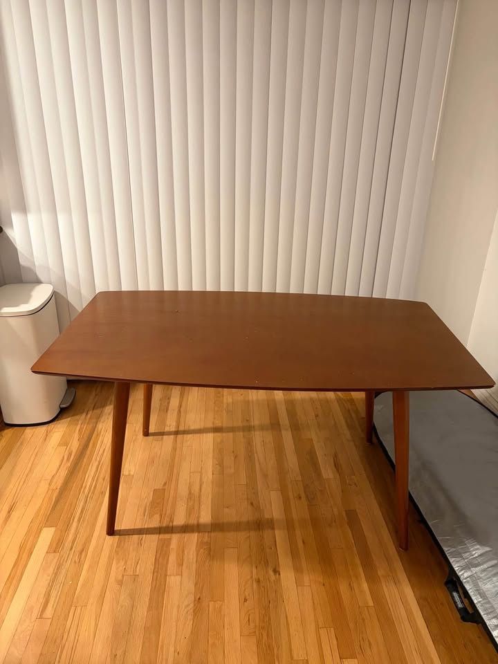 Walker Edison Mid Century Modern Dining Table