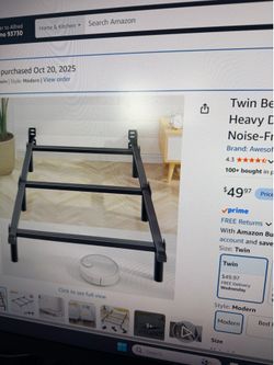 Twin bed frame