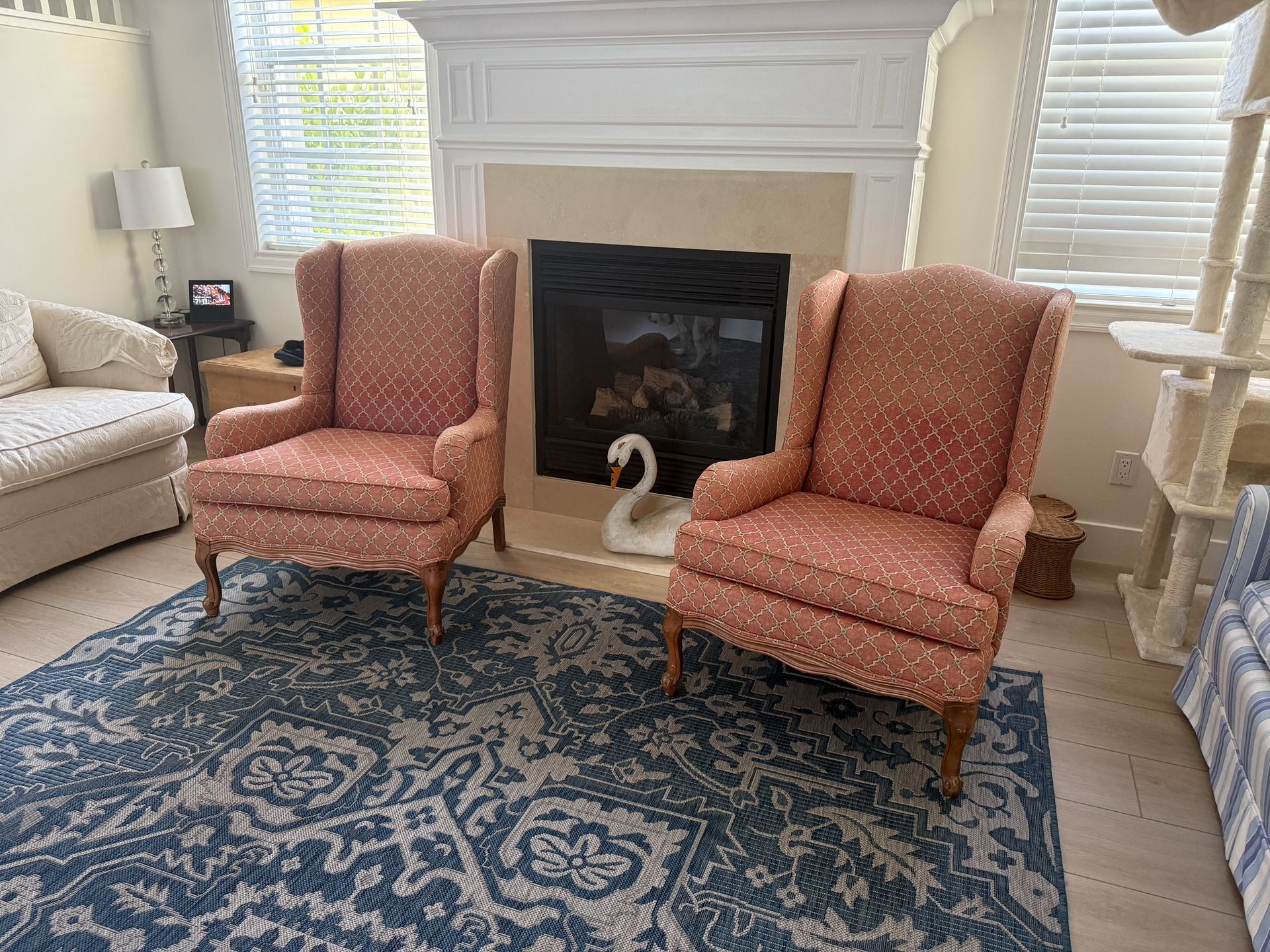 Solid. Wing Chairs $40 Each