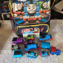 Thomas And Friends Train Toys And Backpack All For $25