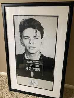 Frank Sinatra Mug Shot, 27x43