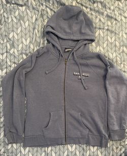 San Diego Zoo Grayish Blue Hoodie Size XL Youth