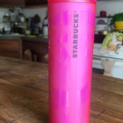 NEW!! STARBUCKS PINK Tumbler