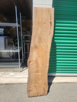 74 Inch Long Live Edge Wood Slab