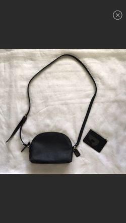 Black crossbody and wallet from target