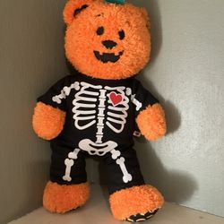 Build A Bear Glow Jack - O - Lantern Bear 