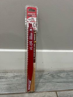 Shop DIABLO 12 in. 3 TPI Demo Demon Carbide Teeth Reciprocating Saw Blades for Pruning and Clean Wood (New)