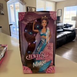 Jewel Hair Mermaid Barbie - Midge (1995)