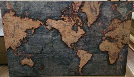 Pier 1 | World Map Canvas Wall Art