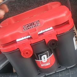 Optima battery red top