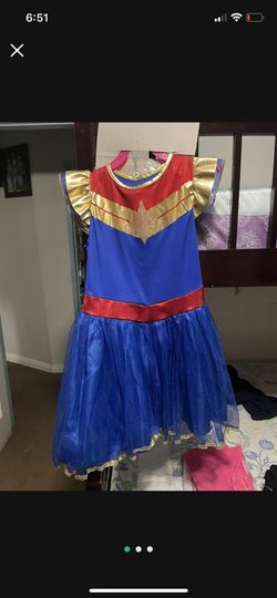 Captain Marvel Costume Size 7-8