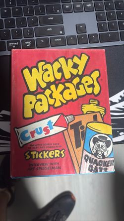 Wacky packages book (no stickers lost it)