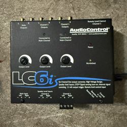 Audio Control Channel Line