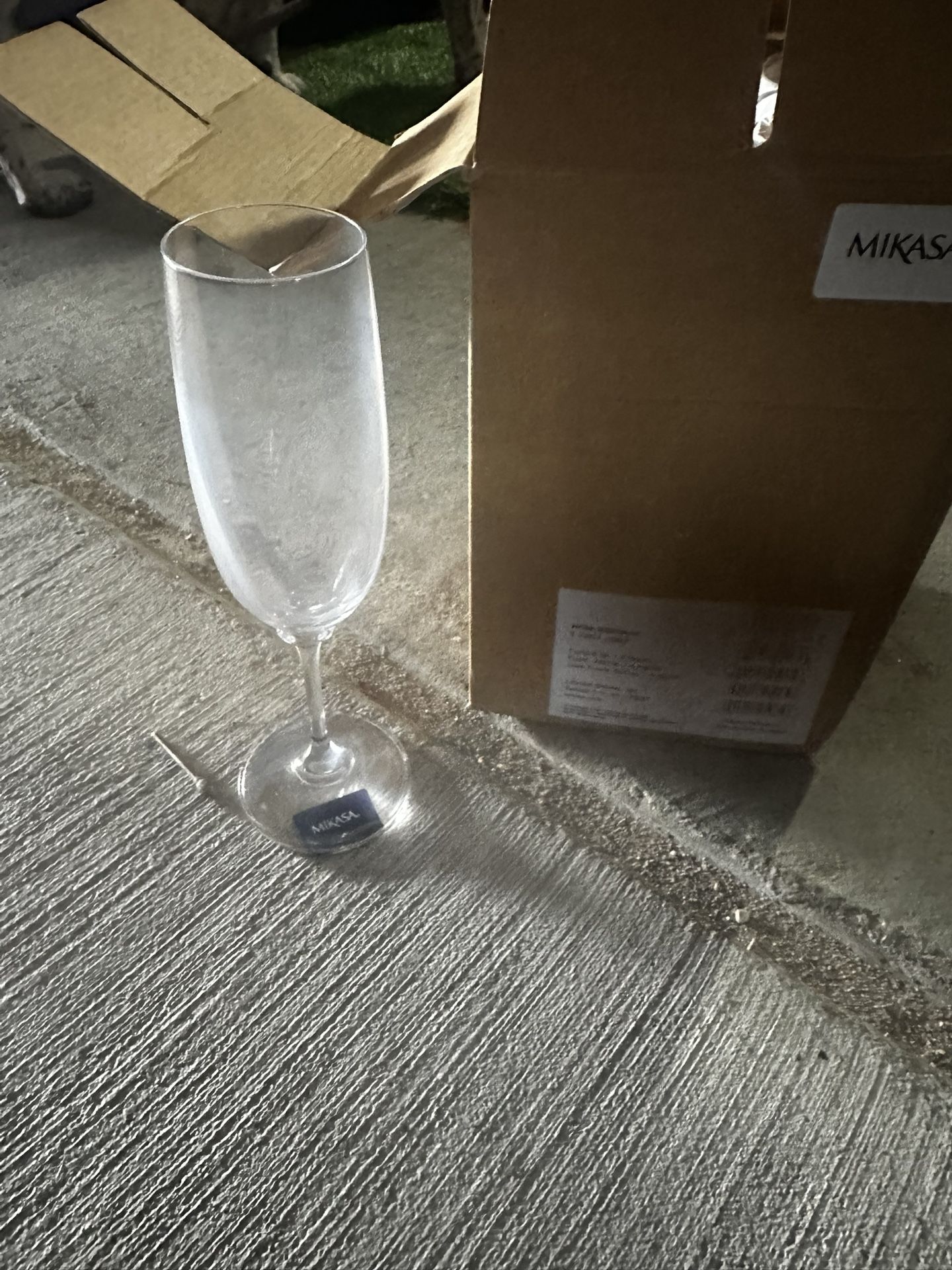 Mikado Champagne Fire Set Of 4