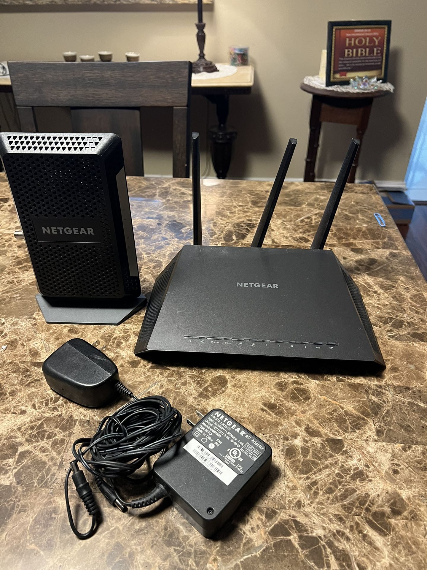 Netgear Router And modem