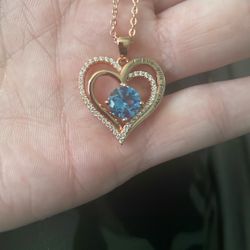 .5 Karat I Love you forever rose gold Necklace