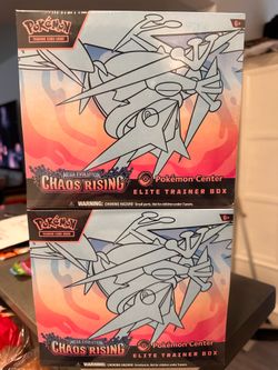 (2x) Chaos Rising Pokemon Center Elite Trainer Boxes