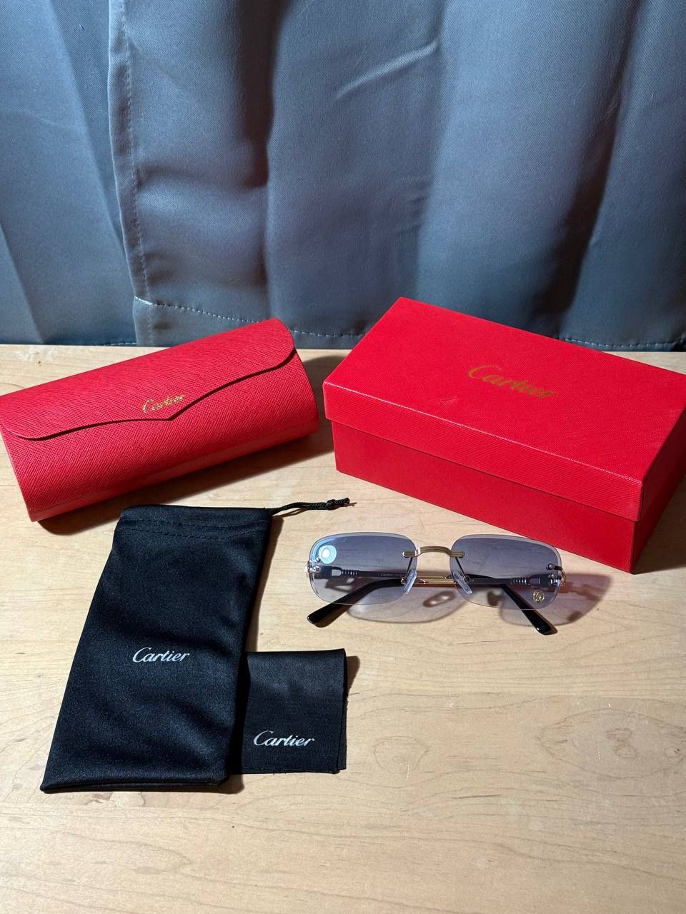 Cartier Blue Lens Sunglasses