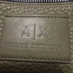 Armani Exchange SIDE BAG Olive Green