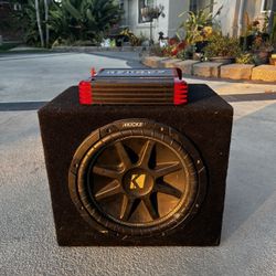 Kicker Comp Subwoofer With 750 Amp