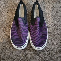 Purple Slide Ons Shoes