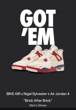 BIKE AIR × Nigel Sylvester x Air Jordan 4