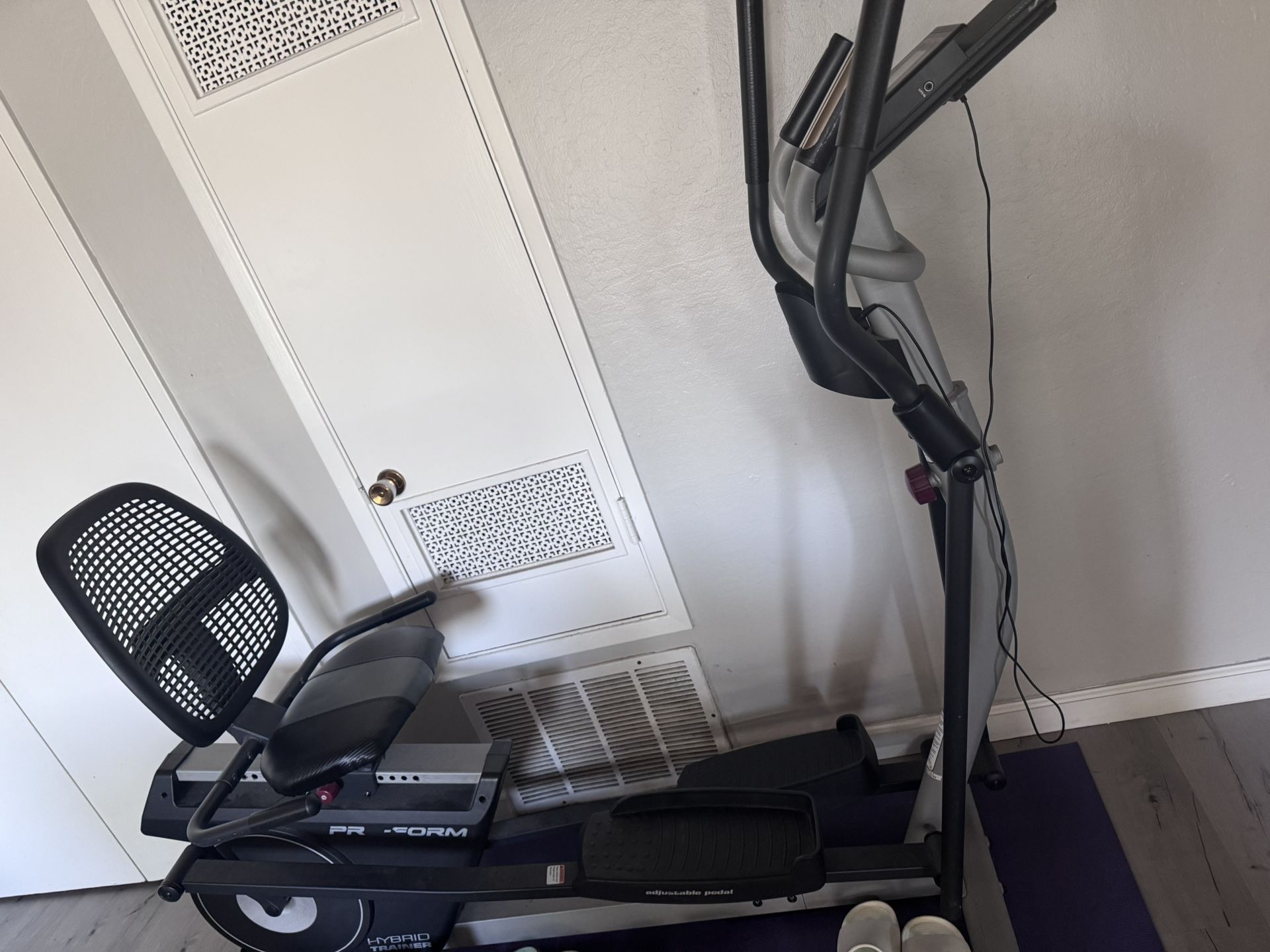 Pro Form Elliptical And Recumbent Bike