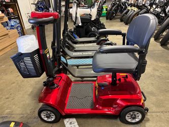 Red 4-Wheel Electric Mobility Scooter