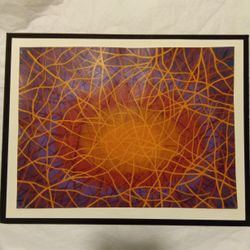 CONTEMPORARY  JOHN DAY ACRYLIC ON PAPER PAINTING 