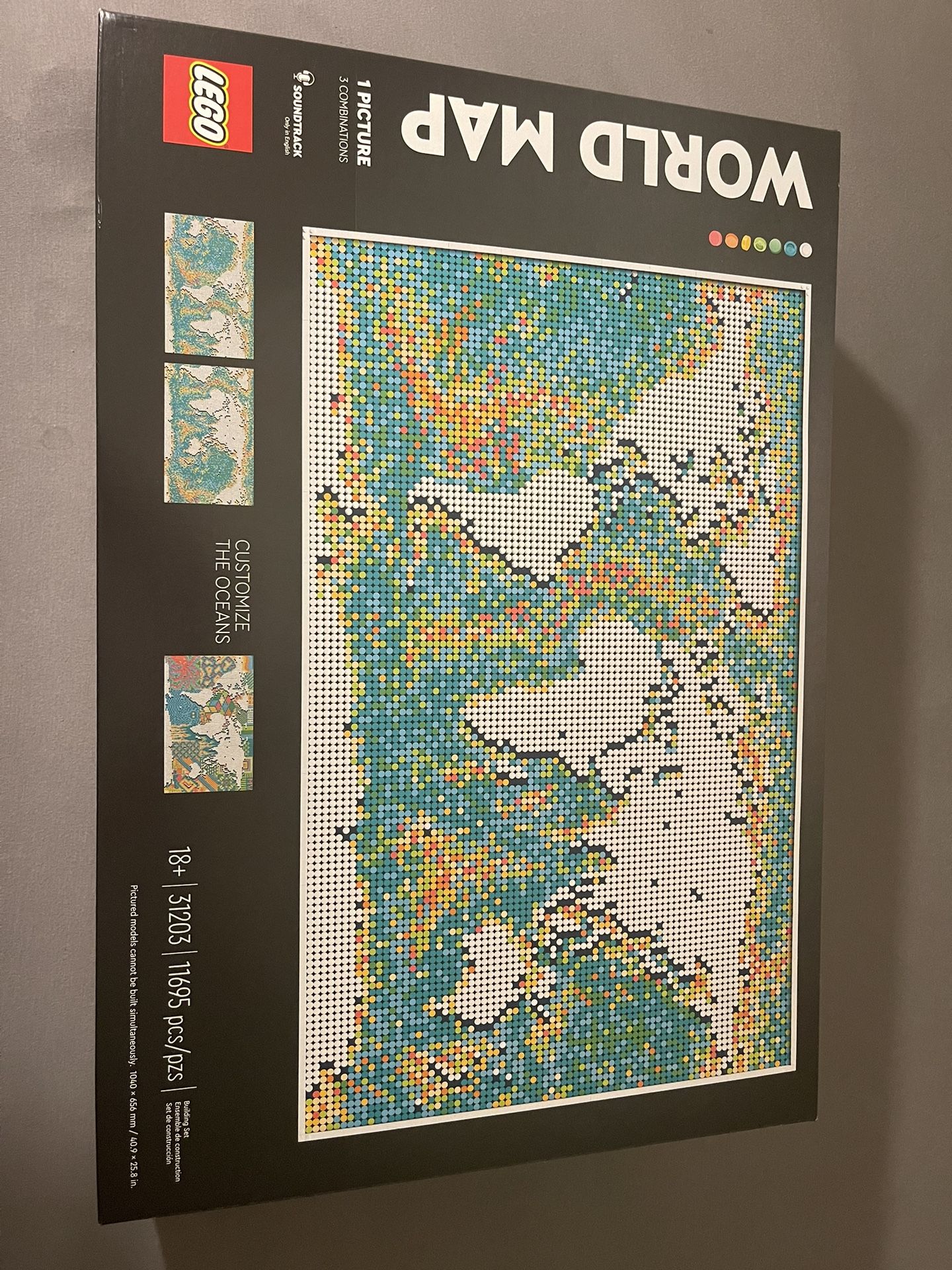 31203 Lego Art World Map (sealed)