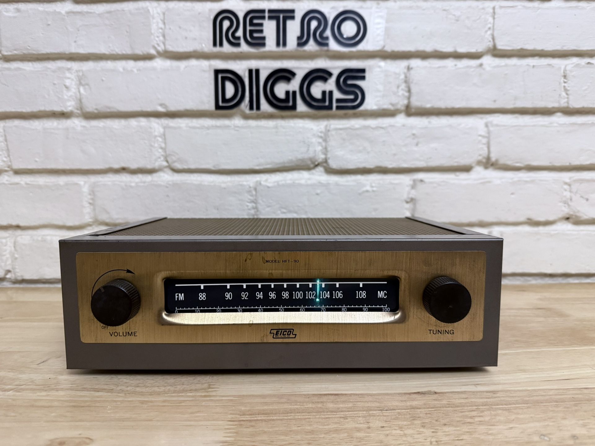 Vintage Eico HFT-90 Tube FM Tuner 1950s (serviced)