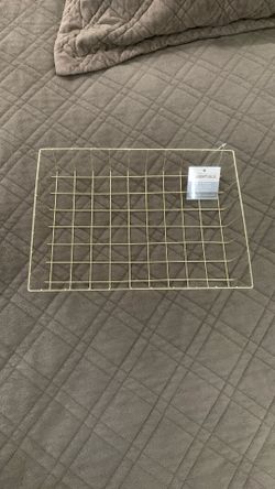 NWT! Gold Tone  Wire Basket