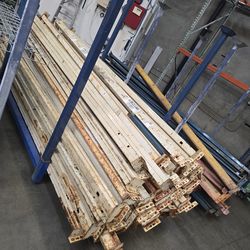 Warehouse racks and beams