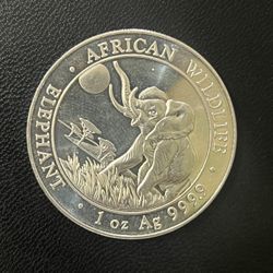 Somali silver coin (100 shillings) 2016 ( 1oz 999 fine silver) 