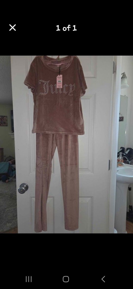 Juicy Couture Jammie Set NEW Sz Md