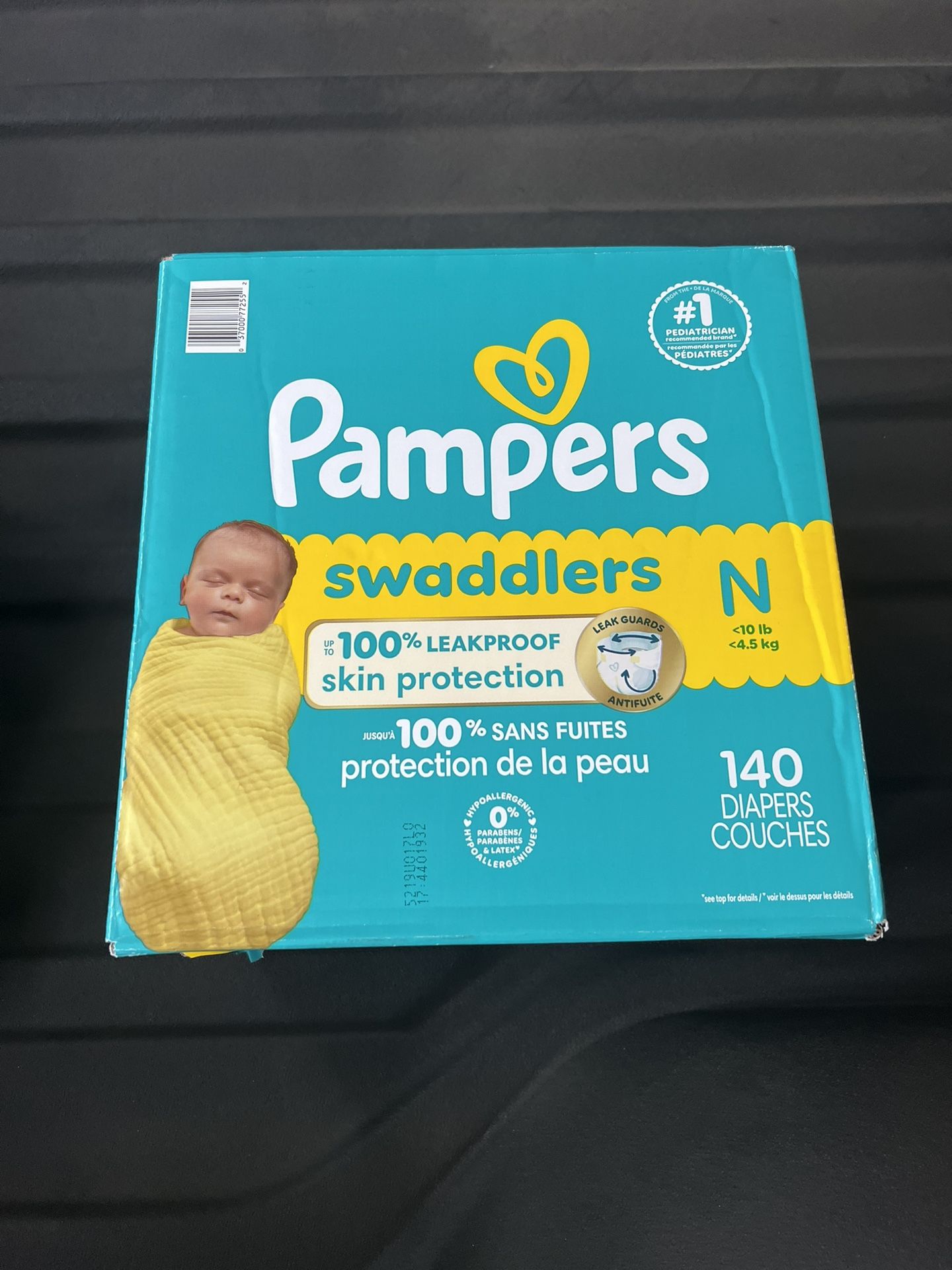 Pampers Diapers Swaddlers Size Newborn