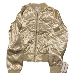 Ladies Gold BOS Flight Jacket SOUTHPOLE size Women's L