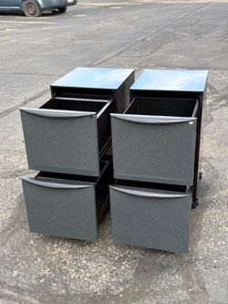 2 File Cabinets With Wheels-$20 EACH
