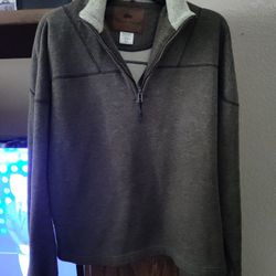 Women's Pullover Sweatshirt W/Zipper Neck