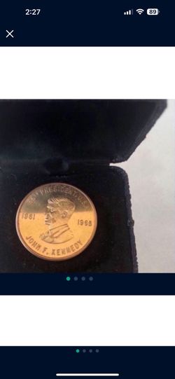 John F Kennedy 1965 Commemorative Coin Of The 35Th President Of The United States