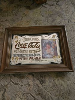 Coca~Cola vintage mirror