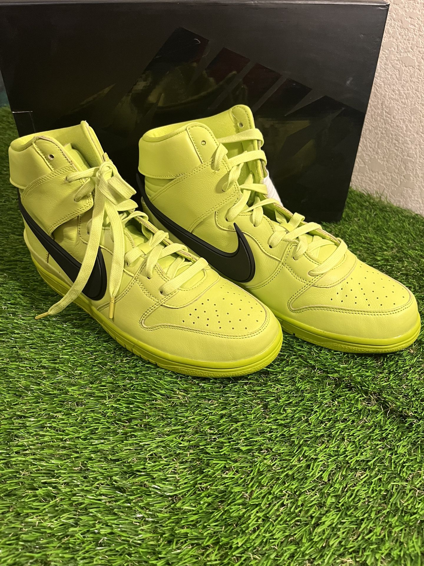  Nike Dunk High Ambush Flash Lime US 11M