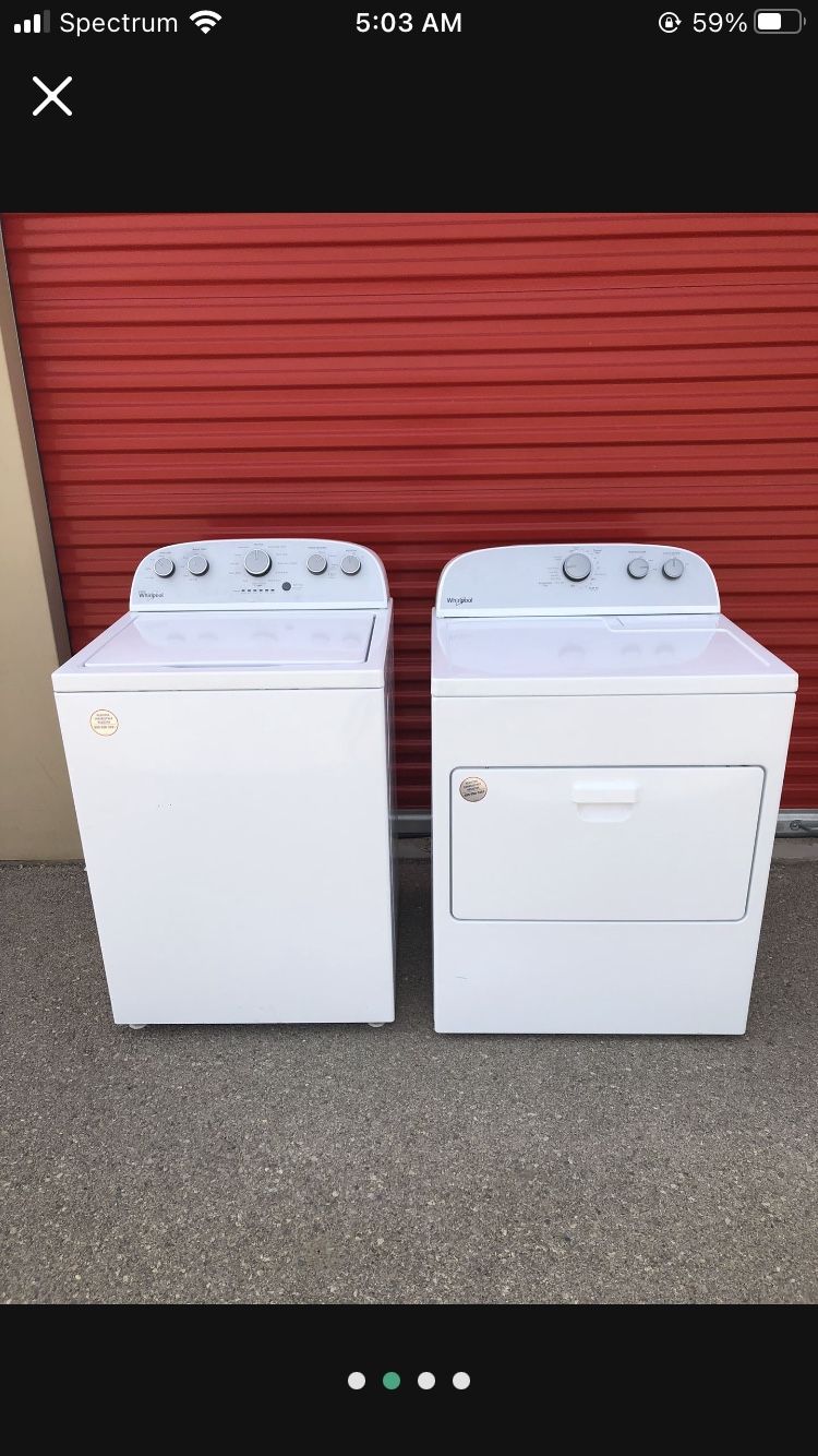 Whirlpool Washer & Dryer