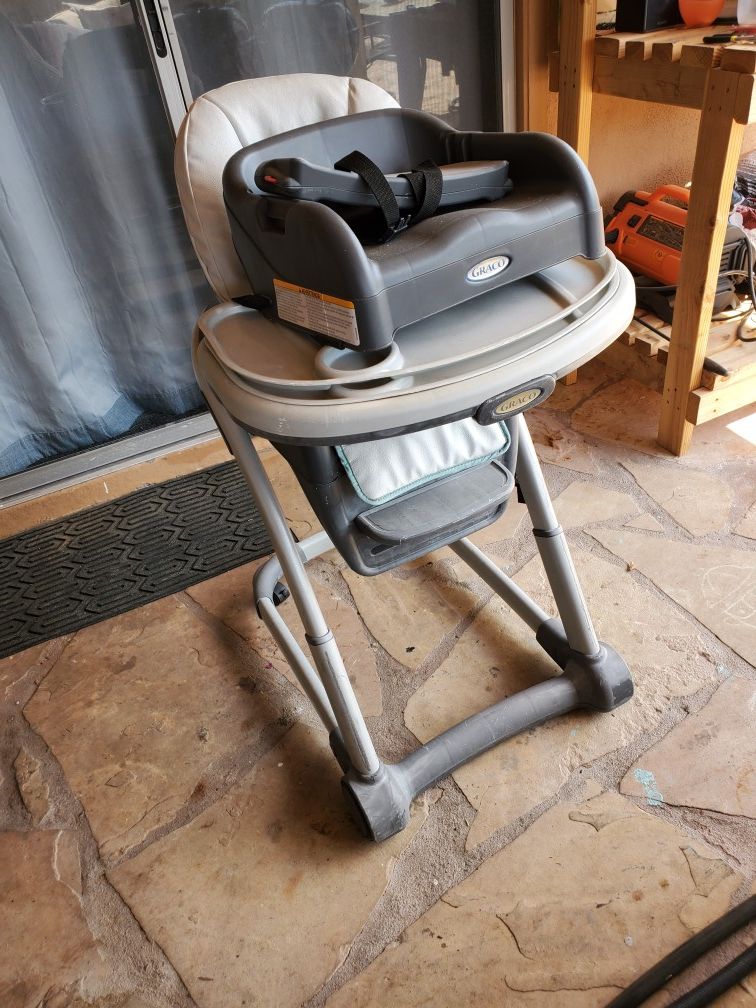 Graco Blossom 6 in 1 high chair and booster