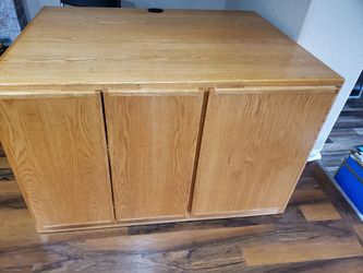 Oak cabinet